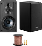 Sony SSCS5 Paquete de sistema de altavoces de estantería de 3 vías y 3
