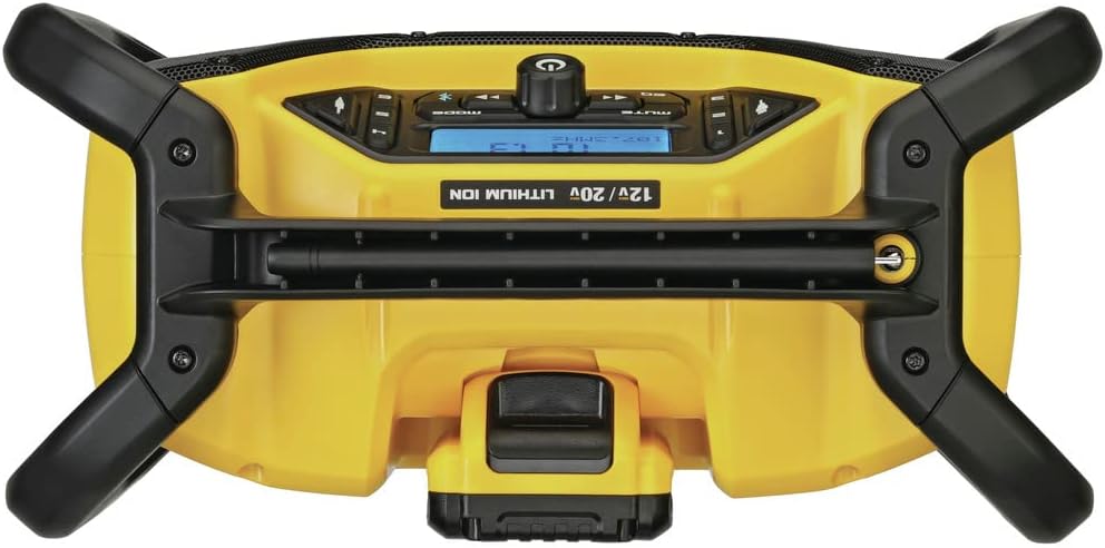 DeWalt 12V\/20V MAX Radio Bluetooth portátil, inalámbrico, alcance...