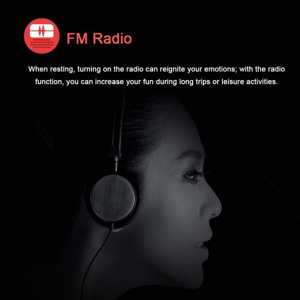 MP3 Player, Music Player with 16GB Micro SD Card, Build-in Speaker\...