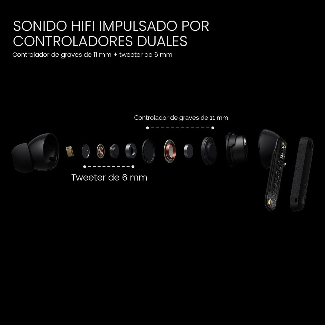Auriculares CMF Buds Pro 2 inalámbricos con dial inteligente, auric...