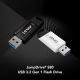 Lexar Unidad flash USB 3.2 Gen 1 JumpDrive S80 de 512 GB, almacenam...