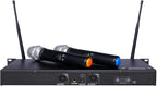 GTDaudio Sistema de micrófono inalámbrico de diversidad verdadera UHF