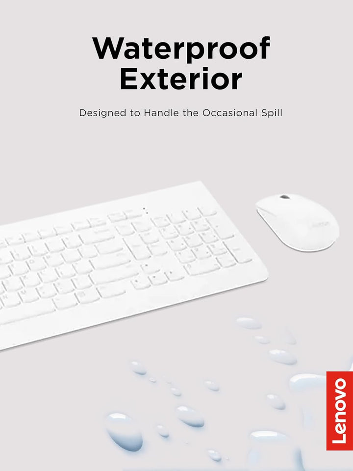 Lenovo 510 Combo inalámbrico con receptor USB de 2.4 GHz, teclado d...