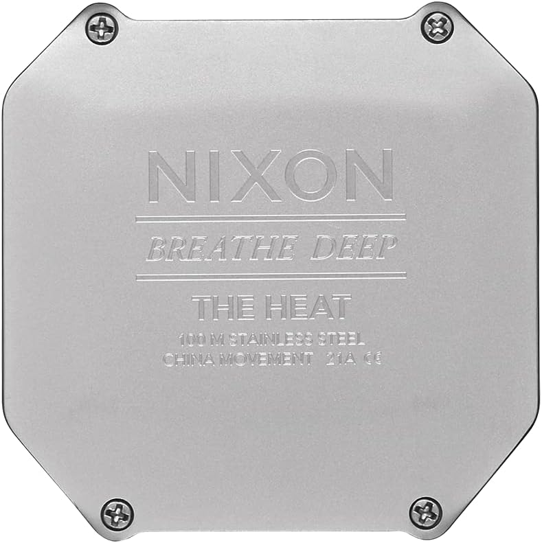 NIXON Heat A1320-100M Reloj Digital de Entrenamiento y Running Resistente al Agua