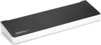 StarTech Dock DisplayLink USB-C triple 4K, HDMI DP, MacBook y Windows, 60 W