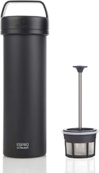 ESPRO Go P0 - Cafetera de prensa francesa aislada para viajes, 16 onzas, color negro