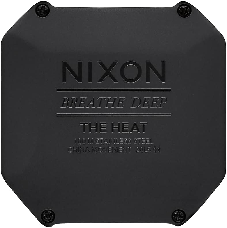 NIXON Heat A1320-100M Reloj Digital de Entrenamiento y Running Resistente al Agua