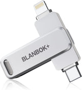 BLANBOK+ Memoria flash USB certificada MFi de 512GB para iPhone, un...