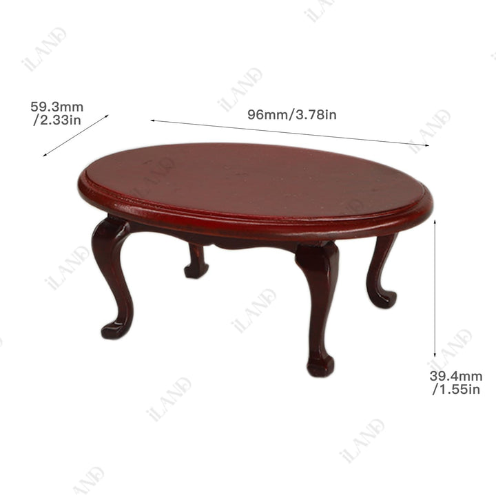 iLAND Juego de muebles de casa de muñecas victoriana, muebles y acc...