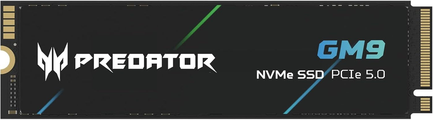 Acer Predator GM9 M.2 Gen5 SSD de 2 TB, hasta 14500 MB\/s, unidad i...