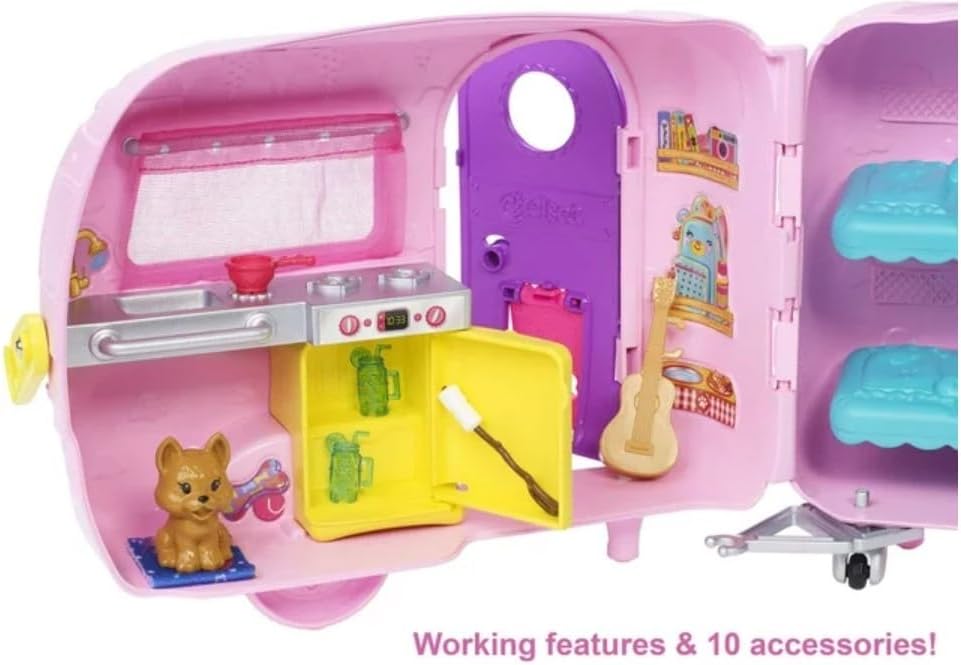 Set de juego de muñeca Barbie Chelsea (camper)