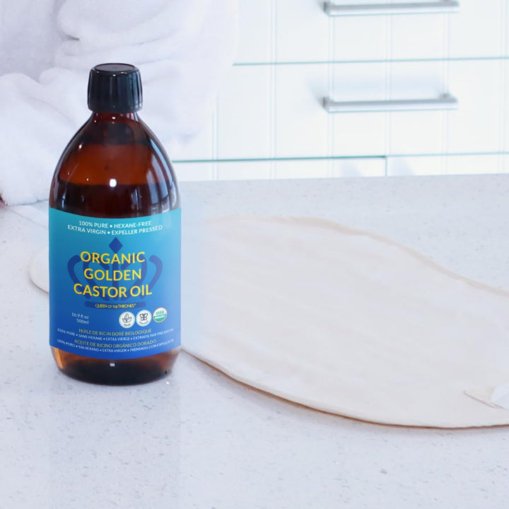 Aceite de Ricino Orgánico QUEEN OF THE THRONES | 100% Puro para Cab...