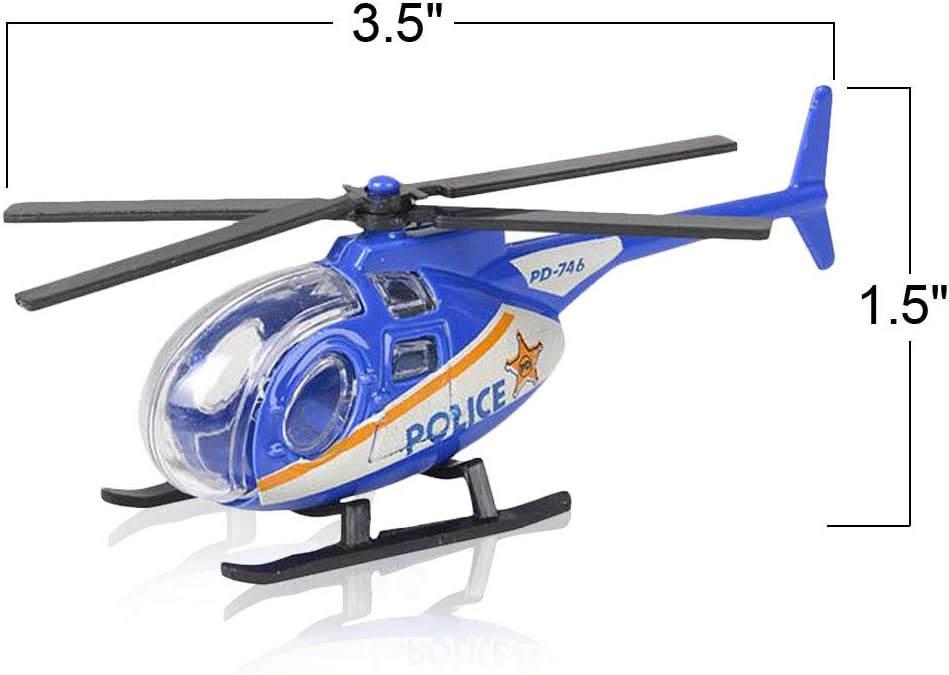 ArtCreativity Helicóptero de juguete fundido a presión