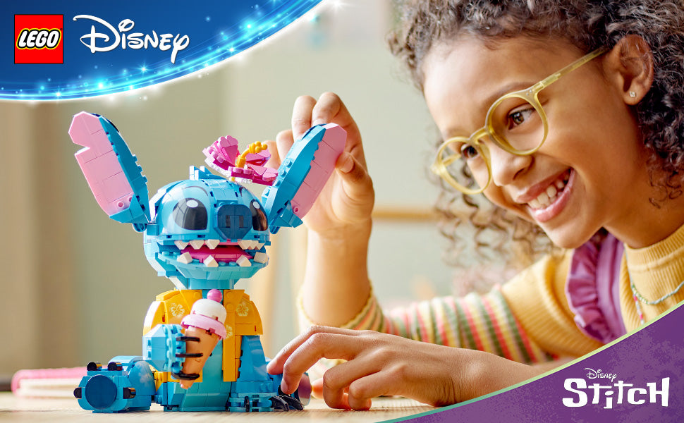 LEGO Kit de construcción de juguetes de puntada Disney