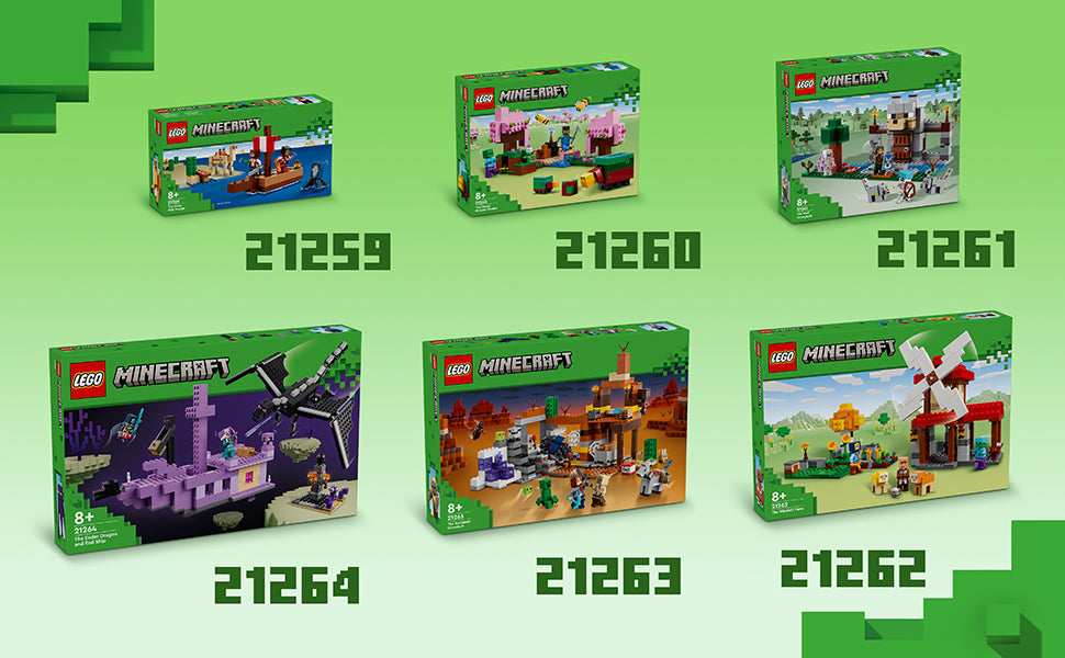 LEGO Minecraft The Wolf Stronghold Fortress Playset