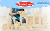 Bloques para armar lisos de madera Melissa Doug Estándar