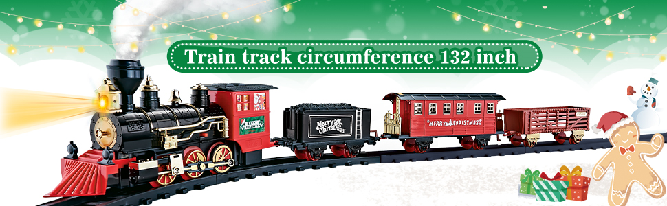 Gloween Juegos de tren de Navidad para debajo del árbol