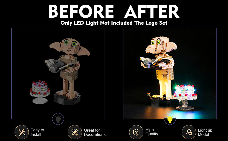 Kit de luz LED mejorado compatible con el set de