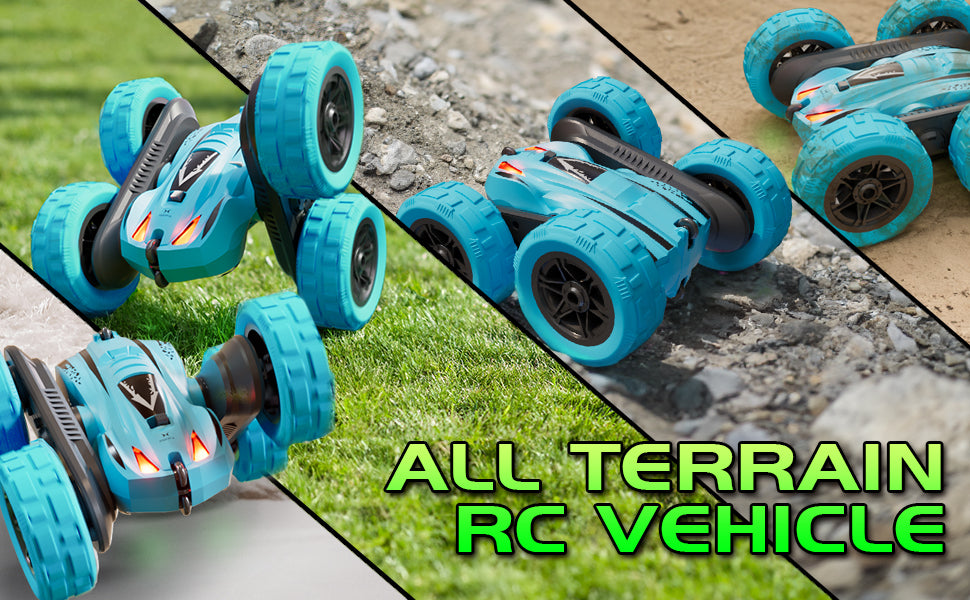 Coche de control remoto para niños de 6 a 12 años doble