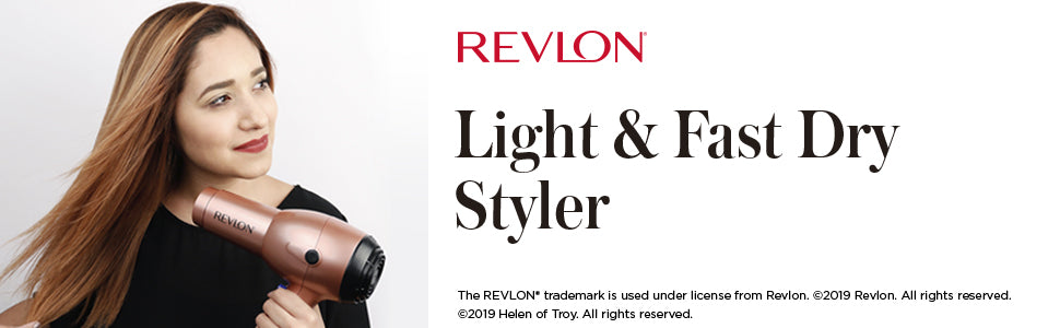 Revlon Secador de pelo ligero y rápido Impresionantes