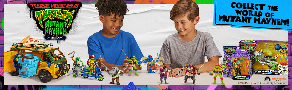 Teenage Mutant Ninja Turtles Playmates Toys - Paquete de 4