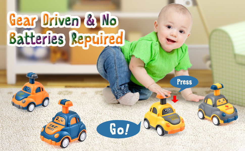 Juguetes de coche para niños pequeños de 1, 2, 3 años, regalos de primer cumpleaños para niños pequeños de 1, 2, 3 años, regalo de cumpleaños para niños pequeños
