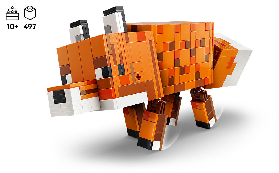 LEGO Minecraft The Fox - Juguete de construcción y