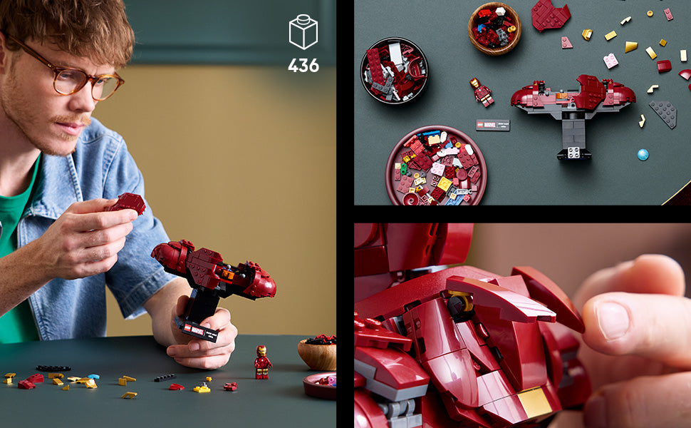 LEGO Marvel Iron Man MK4 Bust - Kit de construcción para