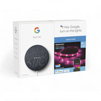 Kit De Google Nest Mini Y Tira De Luz Led Con Google Home