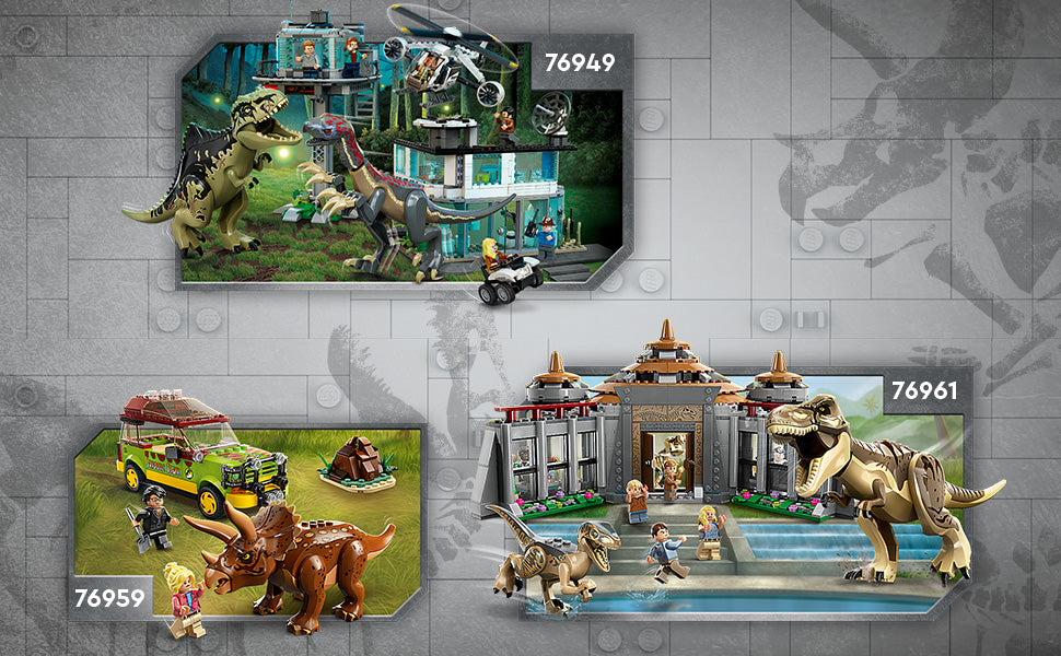 LEGO Fósiles de dinosaurios Jurassic World calavera T rex