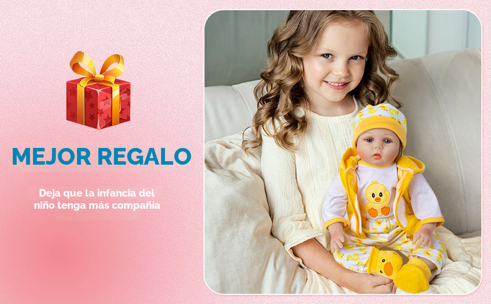 Reborn Baby Dolls Ropa de 22 pulgadas Accesorios de