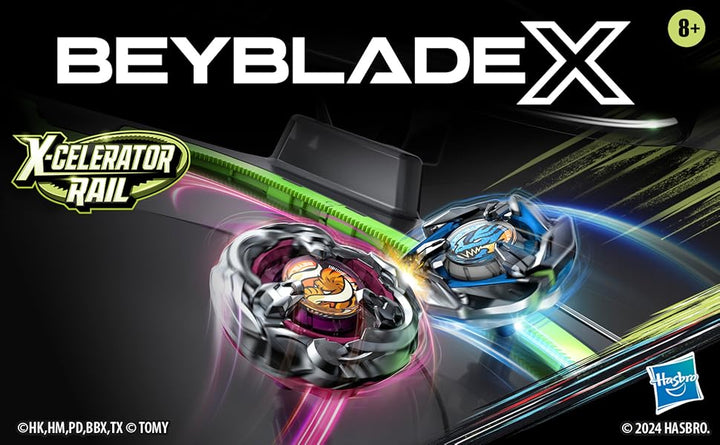 Beyblade X Xtreme Battle Set con Beystadium Arena con riel