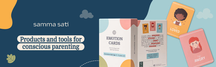 Samma Sati Tarjetas de emoción para niños 25 tarjetas de
