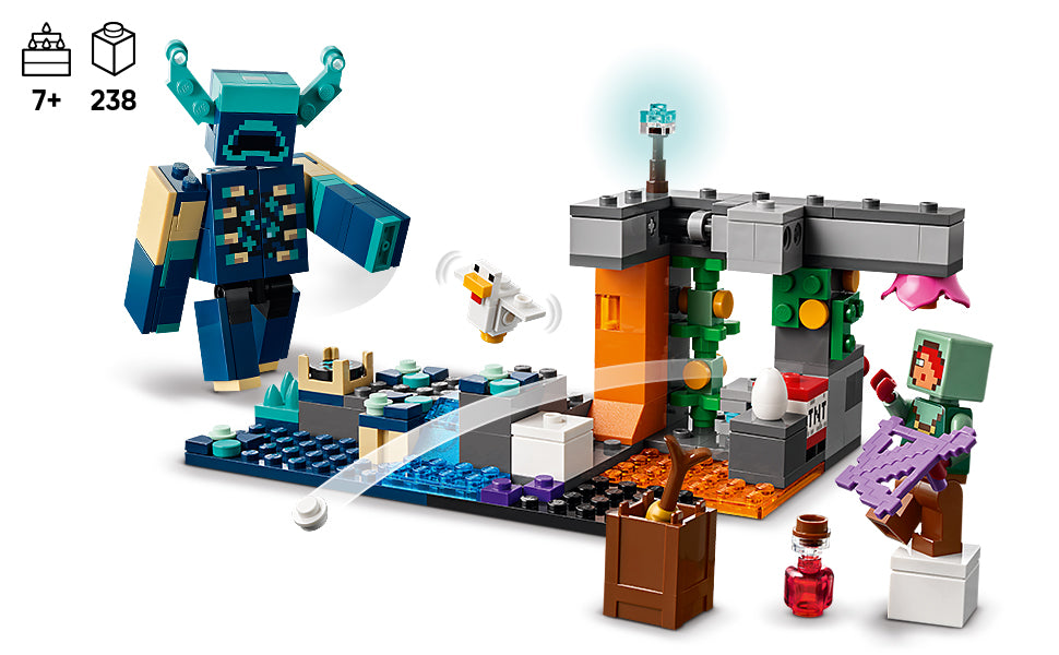 LEGO Minecraft The Warden Encounter - Juego de