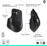 Logitech MX Master 3S - Mouse inalámbrico de rendimiento con despla...