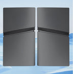 Placas de cubierta para PS5 Pro Digital Edition, accesorios de placas frontales mate compatibles con consola PlayStation 5 Pro, carcasa lateral de repuesto ABS (negro)