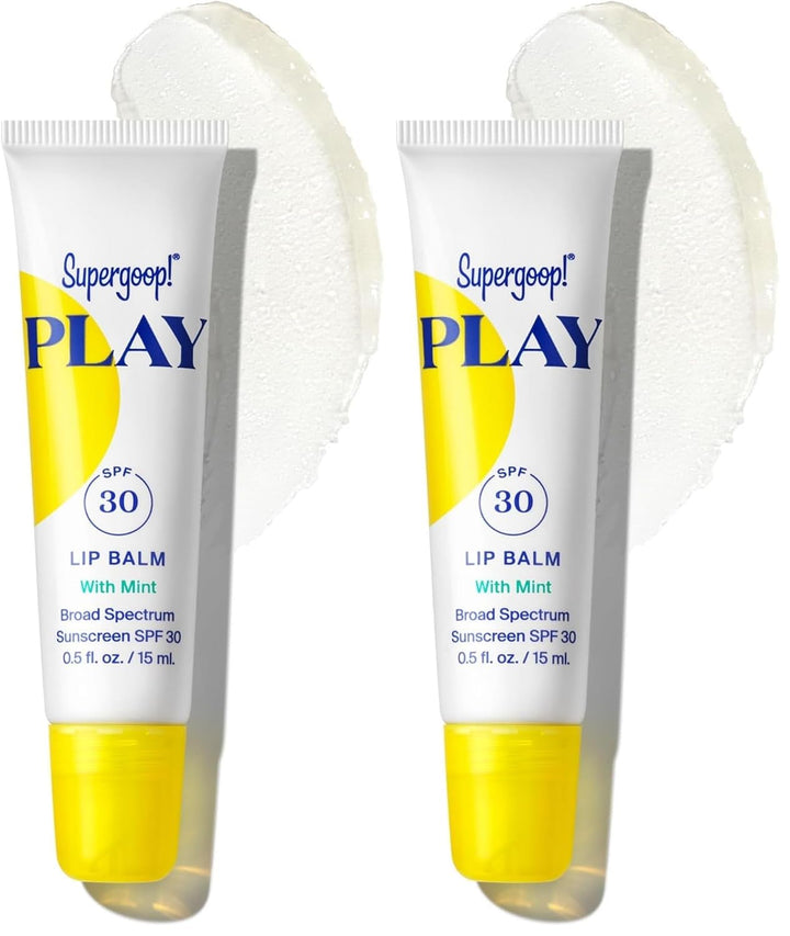 Supergoop! PLAY - Bálsamo labial SPF 30, bálsamo labial SPF de ampl...