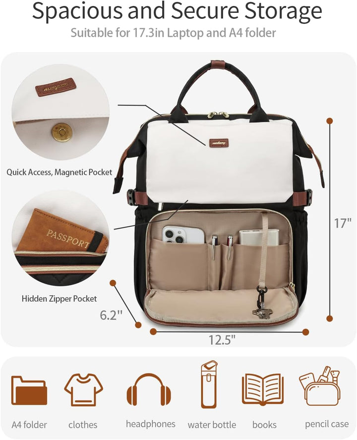 VANKANY Bolsa de libros para mujer, mochila para laptop, bolsas de...