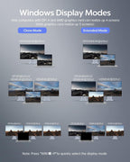 Baseus Estación de acoplamiento para portátil, estación de acoplamiento multitarea 4K con 2 HDMI+DP, PD, 3 USB-A, RJ45, audio, lector de tarjetas TF/SD, concentrador USB compatible con MacBook/Dell/HP