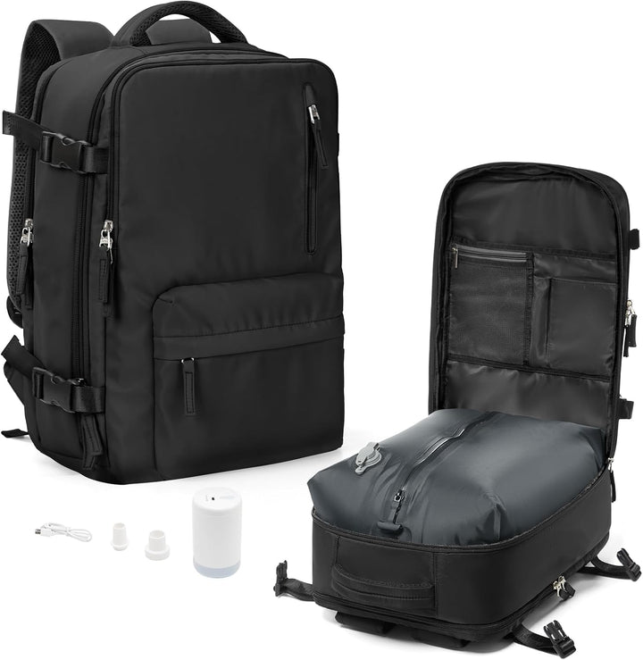coowoz Mochila de viaje al vacío con bomba para mujeres y hombres,...