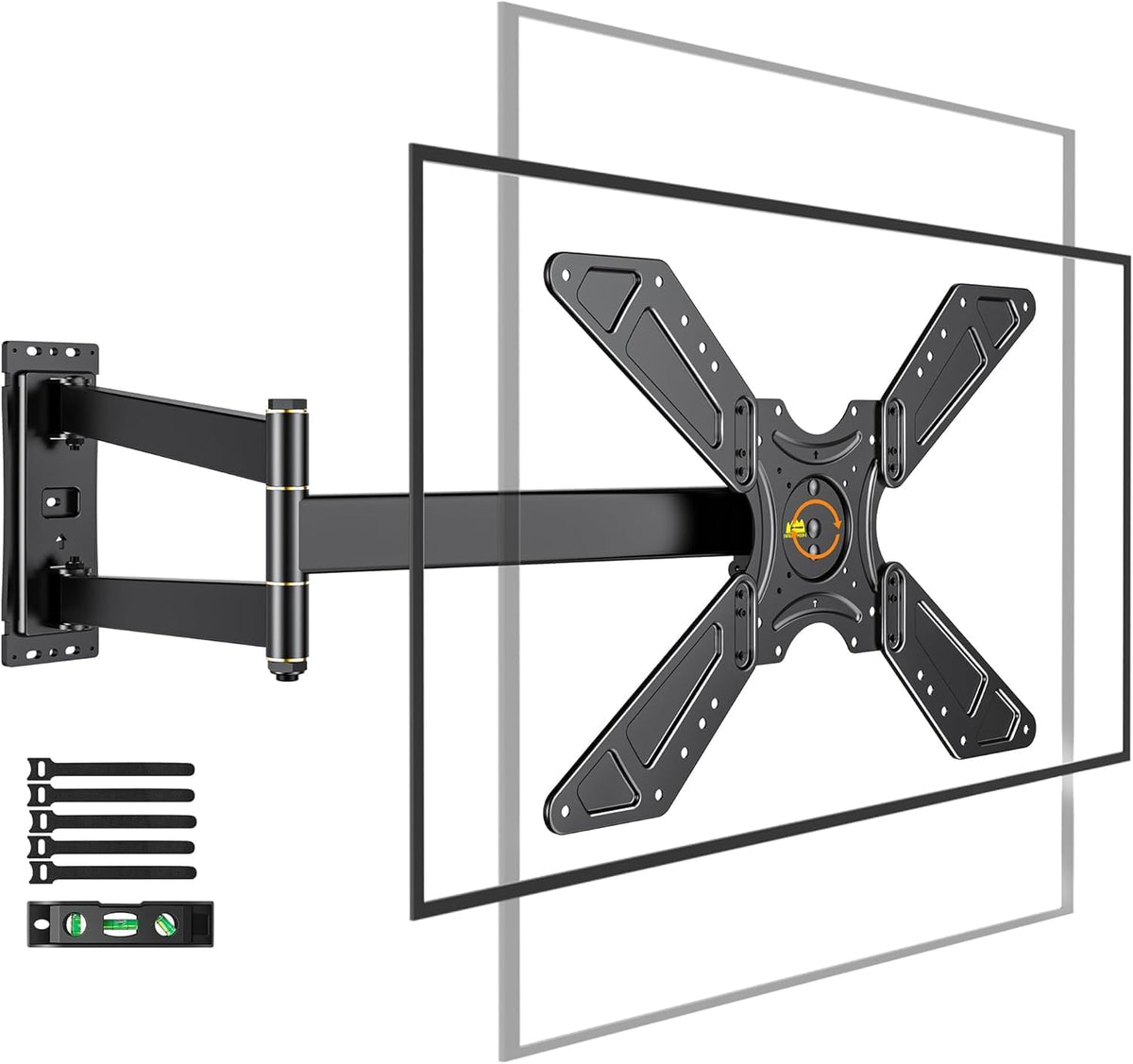 FORGING MOUNT Soporte de pared para TV de esquina de movimiento completo
