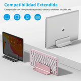 Omoton Soporte vertical para computadora portátil, soporte de alumi...