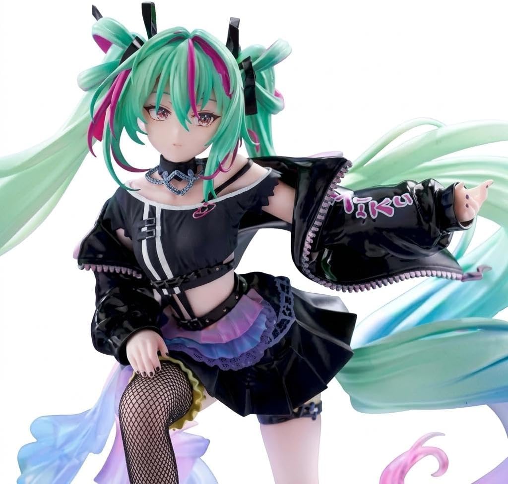 Thunder Tech Hatsune Miku Series Figurizmα Hatsune Miku - Punk! - Figura de estatua coleccionable