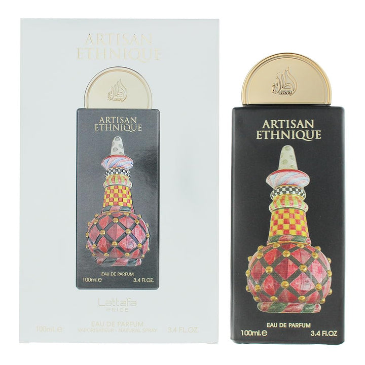 Lattafa Pride Artisan Ethnique - Eau de Parfum en espray unisex, 3....