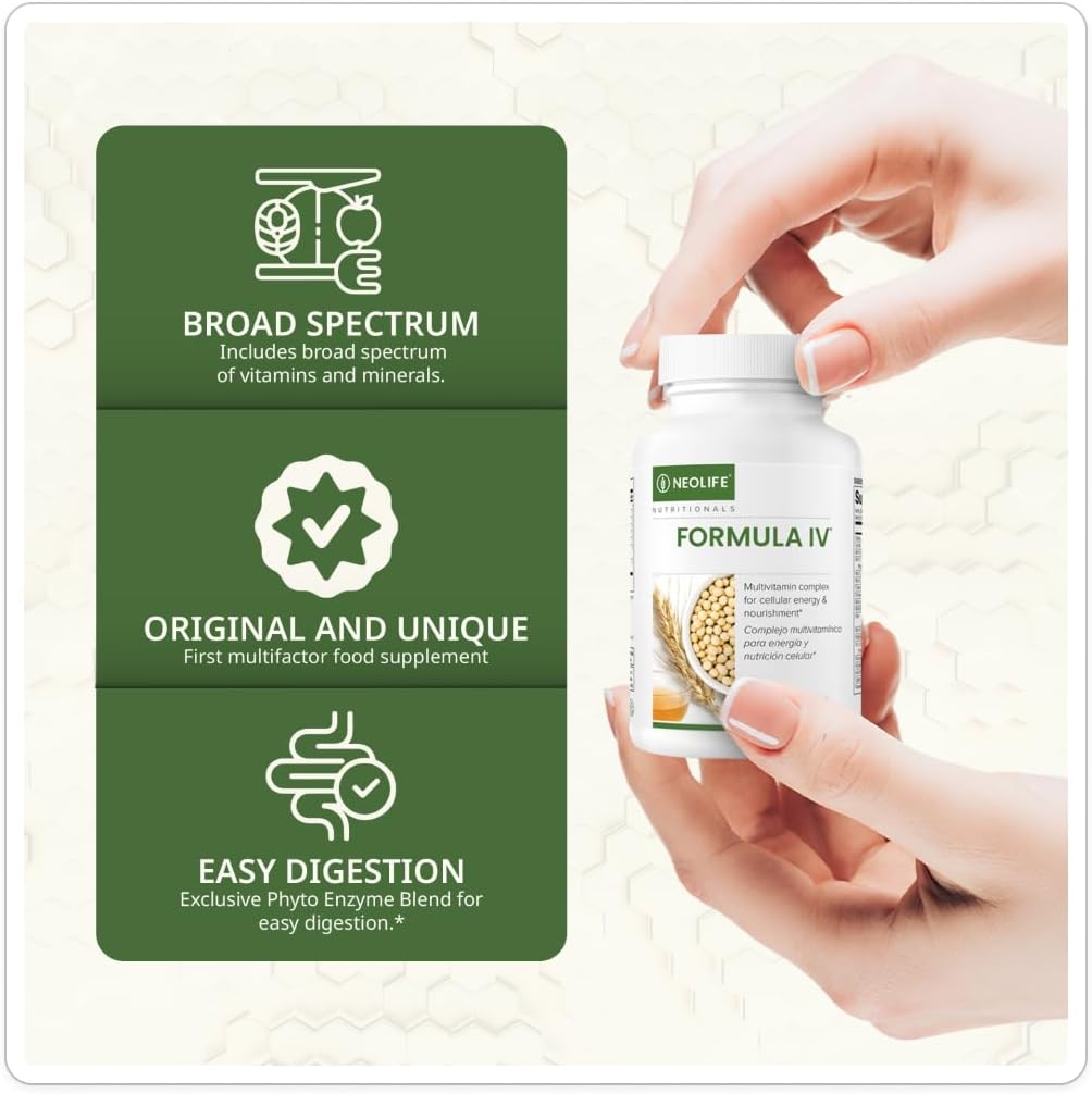 NeoLife - Fórmula IV Softgel - Vitaminas A, C, D, E, Complejo B, Mu...