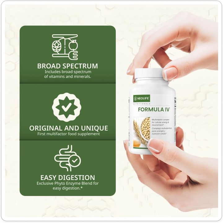 NeoLife - Fórmula IV Softgel - Vitaminas A, C, D, E, Complejo B, Mu...