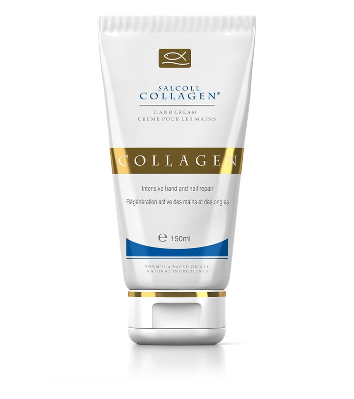 Crema SALCOLL para manos con colágeno, crema para manos anti-edad h...