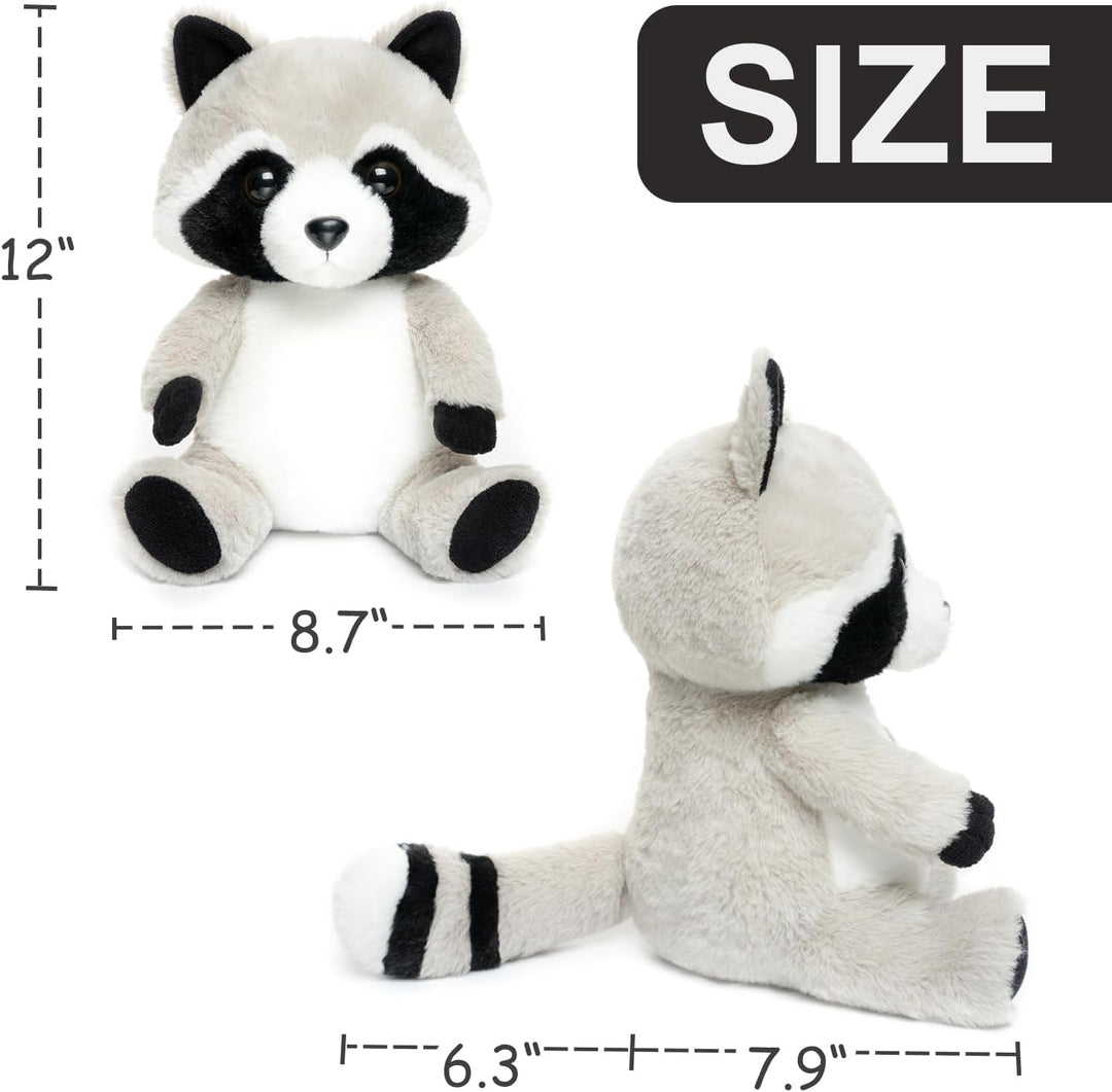 WEIGEDU Coon - Animales de peluche de mapache para cumpleaños de ni...