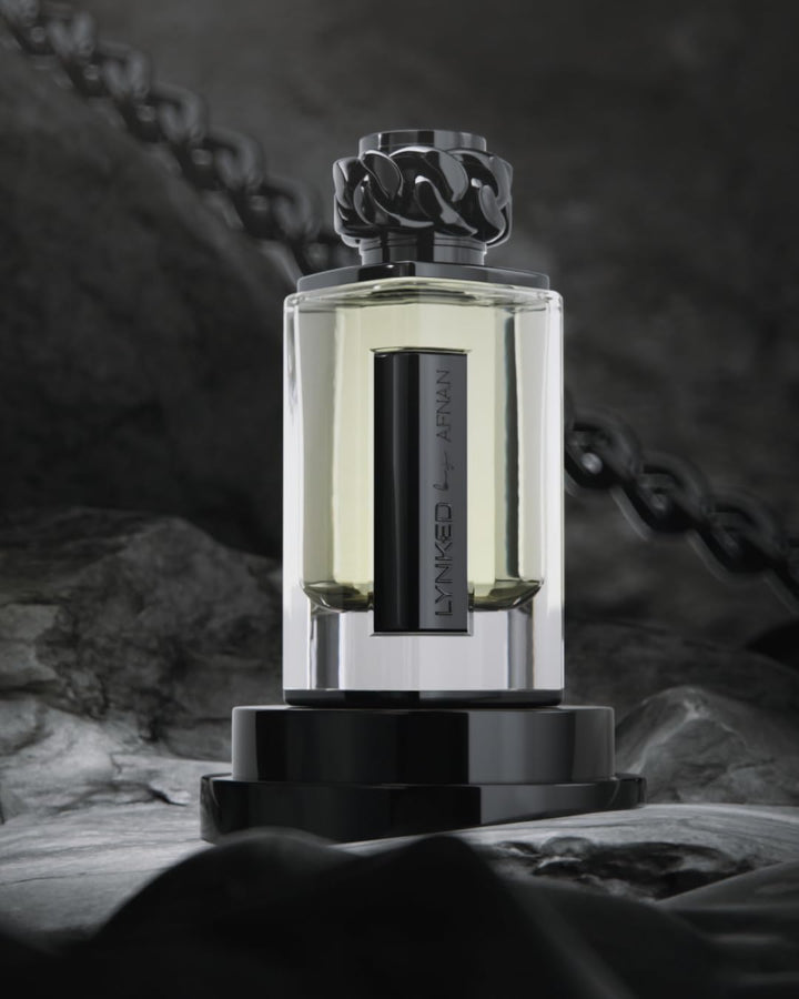 Afnan Lynked Freedom (Black) For Men Eau De Parfum, 3.4 Fl. Oz