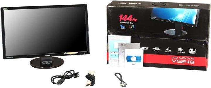 Monitor para juegos ASUS Freesync VG245H de 24 pulgadas, Full HD, 1...